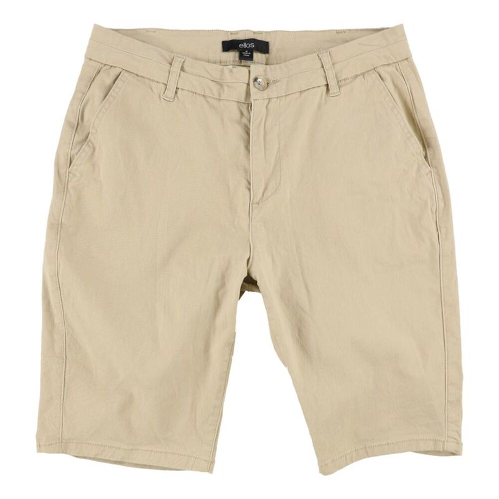 ellos Womens Solid Stretch Casual Bermuda Shorts, NWT
